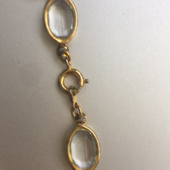 ⭐️ Gold-tone Pearl and Crystal 37” necklace - Picture 5 of 6